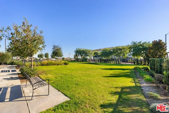 a view of a swimming pool and outdoor space