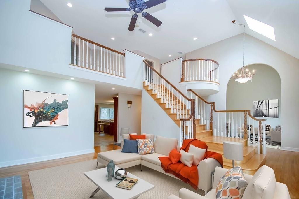 115 Chilson Road Wilbraham, MA 01095 - Photo 12 of 35 a living room with furniture and a ceiling fan