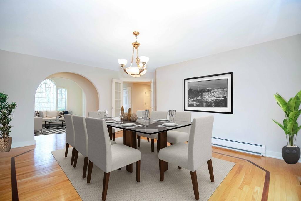 115 Chilson Road Wilbraham, MA 01095 - Photo 17 of 35 a view of a dining room with furniture window and wooden floor