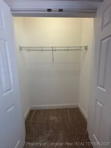 a view of a walk in closet
