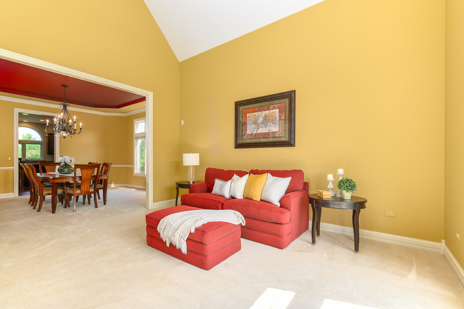 3416 Frankstowne Drive Naperville, IL 60565 - Photo 8 of 41 a living room with furniture and a table