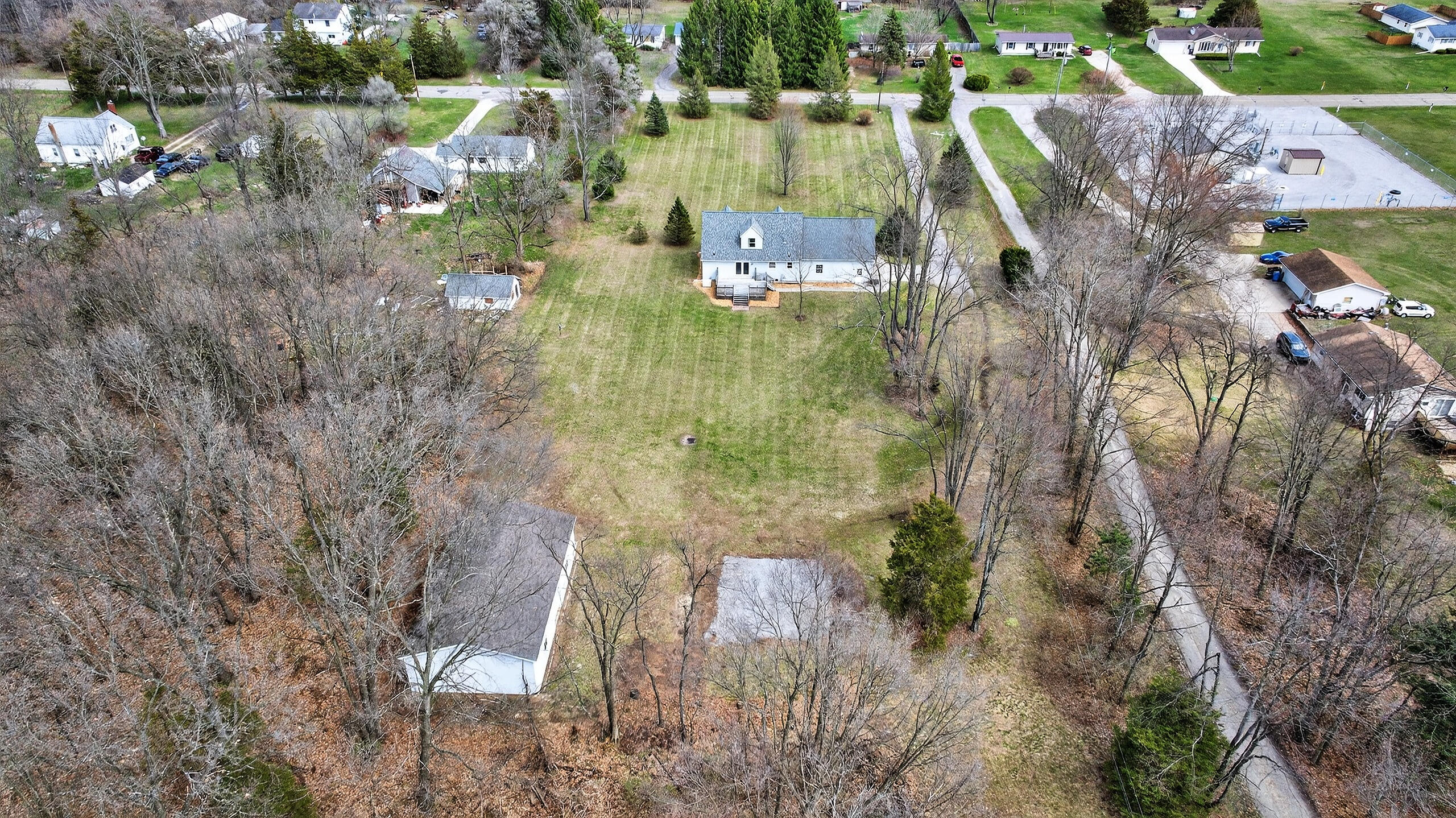 5452 Oakpoint Road Jackson, MI 49201 - Photo 59 of 65 094_5452 Oak Point Rd Jackson MI (Aerial