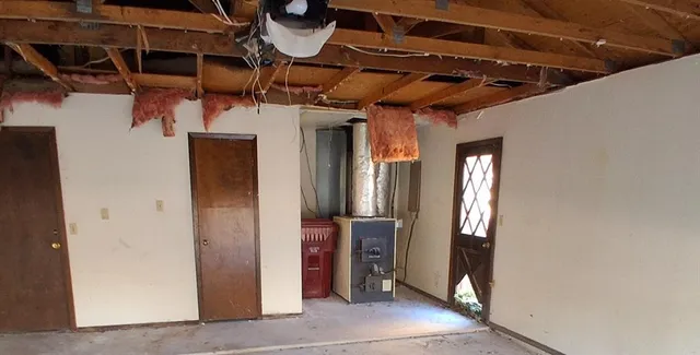 a view of a storage room