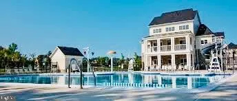 a view of yard covered with snow