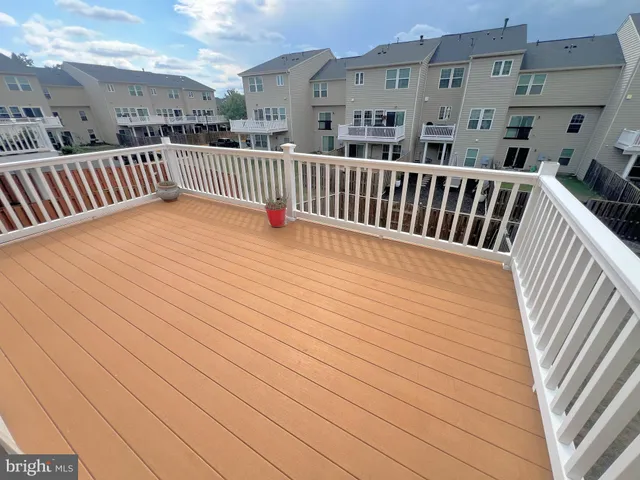 a view of a roof deck