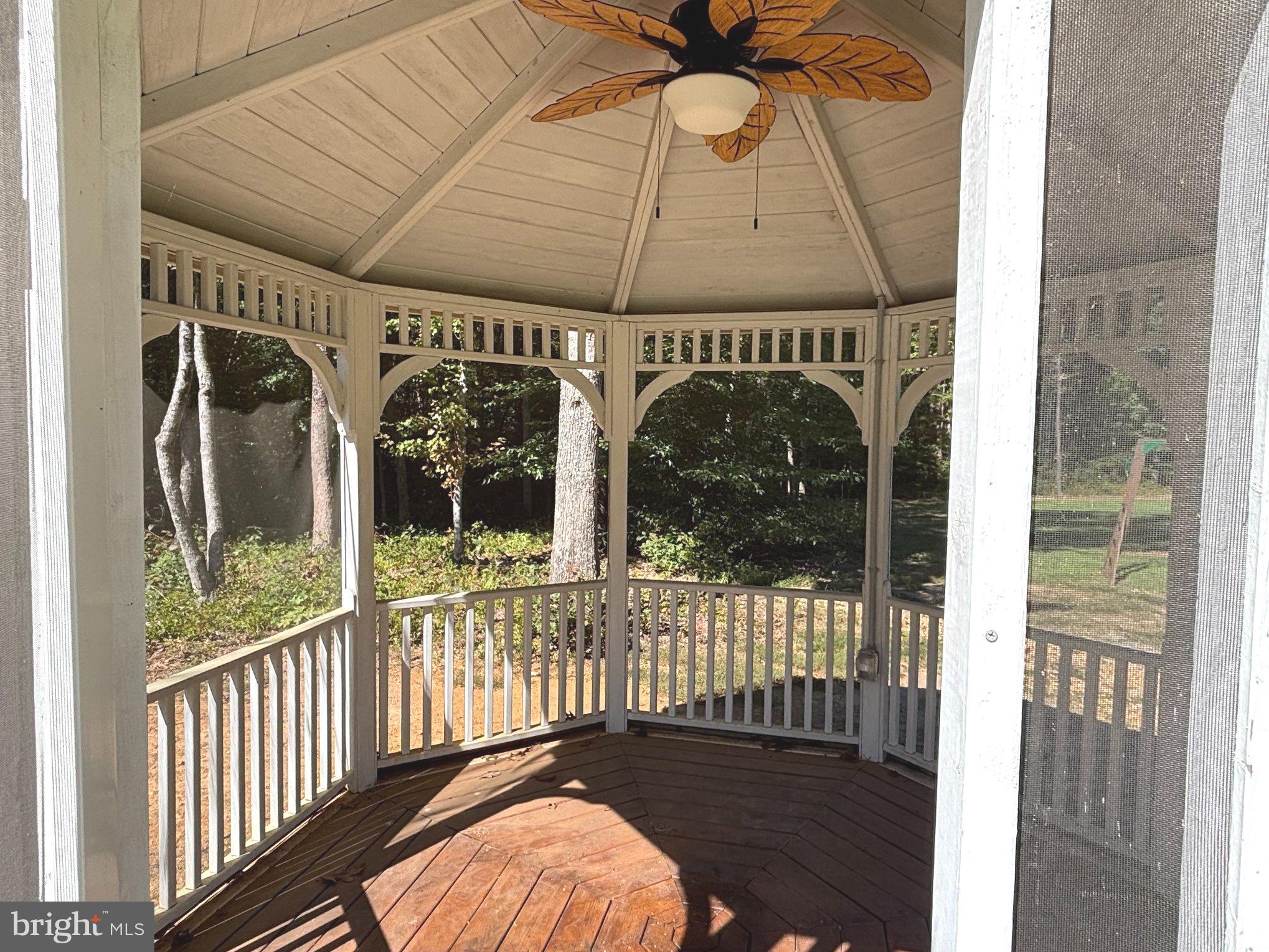 5428 Ridge Road Spotsylvania, VA 22551 - Photo 43 of 63 Gazebo with Fan and Lighting