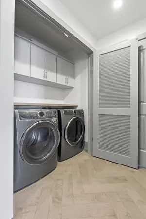a view of entryway with stairs and wooden floor