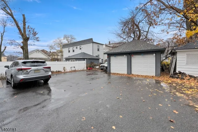 a view of a car garage