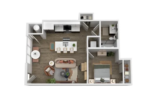 a black and white photo of a living room