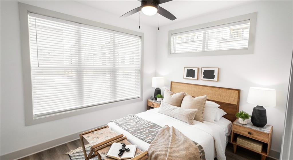 277 Clifton Street Southeast, Unit A1 Atlanta, GA 30317 - Photo 10 of 30 a bedroom with a window and a bed