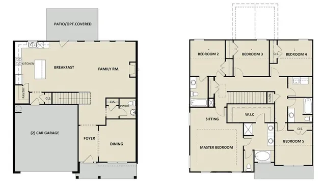 an outdoor space with seating