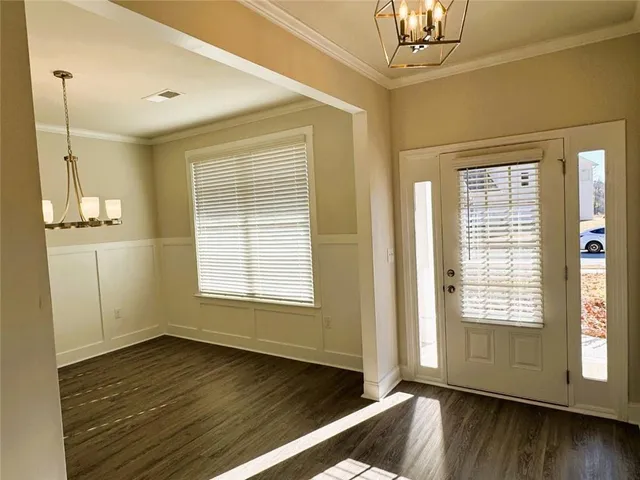 a view of livingroom with hardwood floor and window
