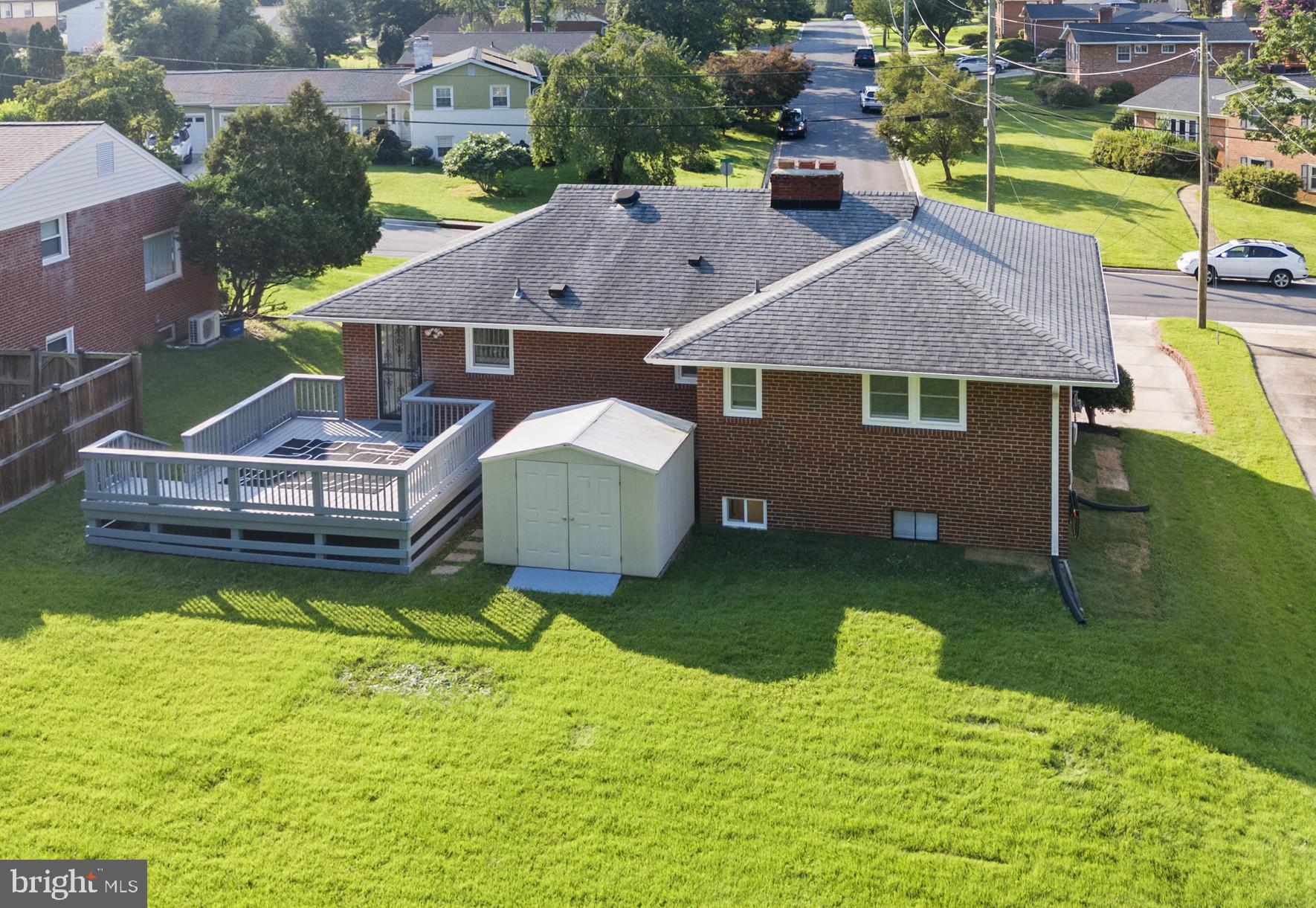 11006 Childs Street Silver Spring, MD 20901 - Photo 35 of 42 an aerial view of a house with swimming pool garden and patio