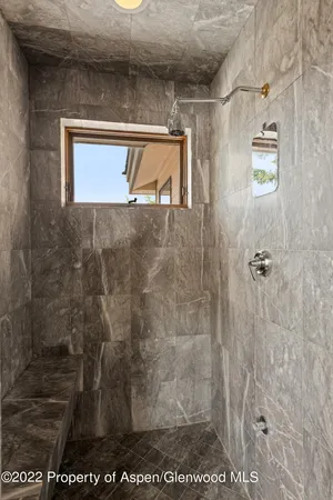a view of a bathroom shower