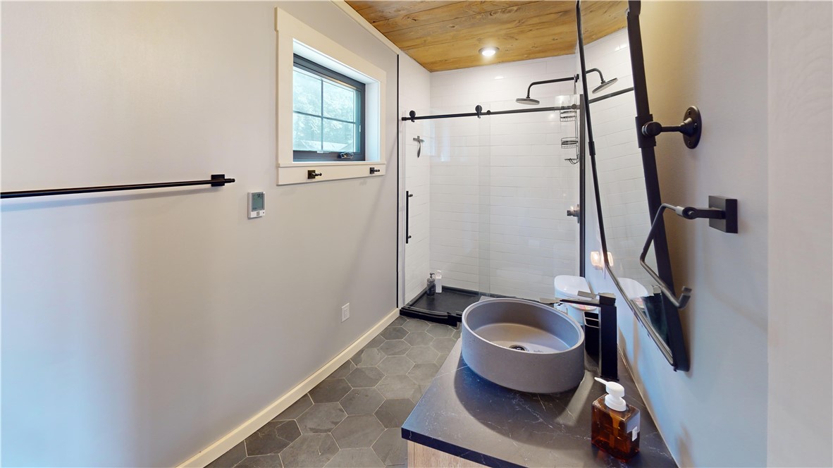 162 Hall Road Maryland, NY 12116 - Photo 31 of 42 Full Bath, Slate Floors, Walk-in Shower