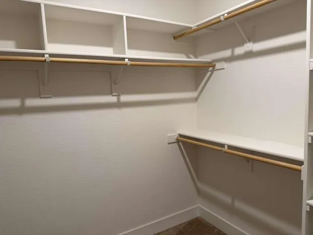 a view of walk in closet