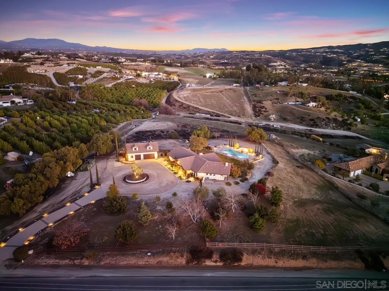 38408 Mesa Road Temecula, CA 92592 - Photo 51 of 57 an aerial view of residential houses with outdoor space