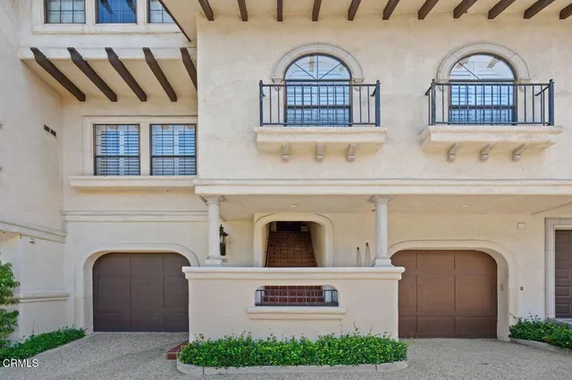 a view of a fireplace with windows