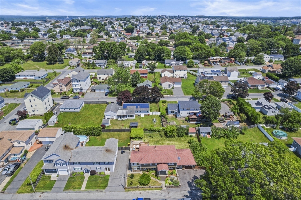 146 Lisbon Street Fall River, MA 02721 - Photo 40 of 42 an aerial view of residential houses with outdoor space
