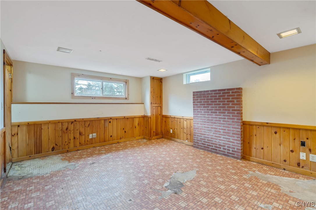 3617 Warners Road Camillus, NY 13209 - Photo 5 of 31 High-set privacy windows above the knotty pine hal