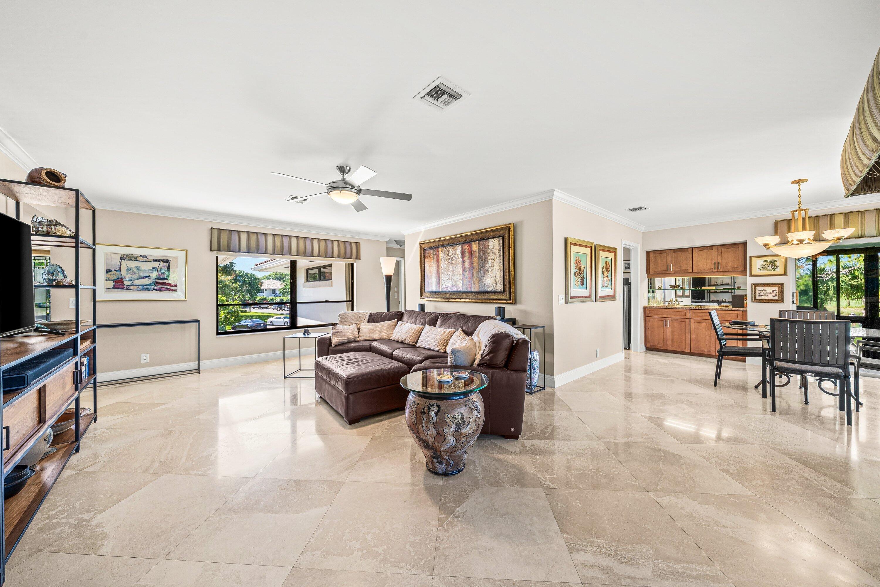 10221 Quail Covey Road, Unit HIBISCUS S Boynton Beach, FL 33436 - Photo 8 of 60 Living/Dining Area