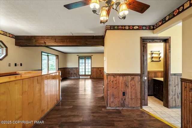 a view of a house with a swimming pool