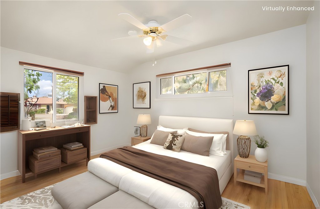 19738 Gresham Street Northridge, CA 91324 - Photo 11 of 35 a bedroom with a bed and a window