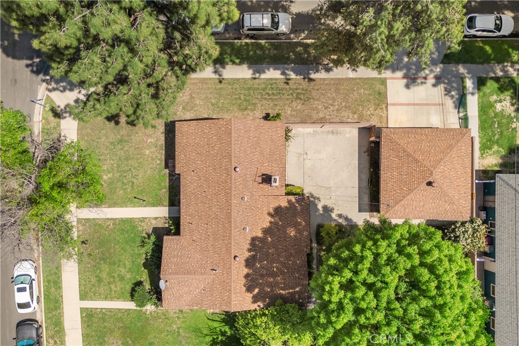 19738 Gresham Street Northridge, CA 91324 - Photo 31 of 35 an aerial view of a house with a yard