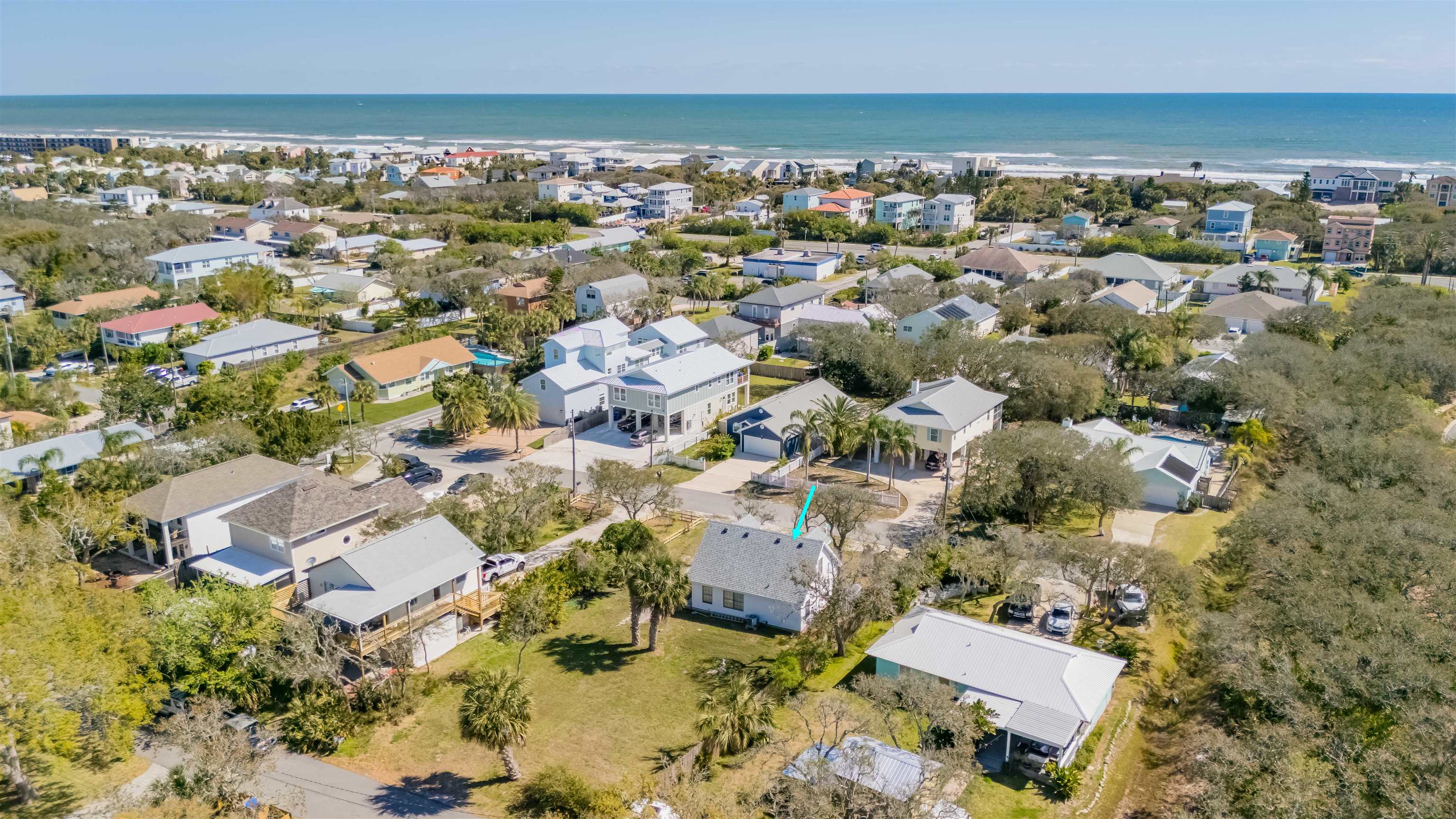 6659 Brevard Street St. Augustine, FL 32080 - Photo 11 of 27 an aerial view of residential building with parking space