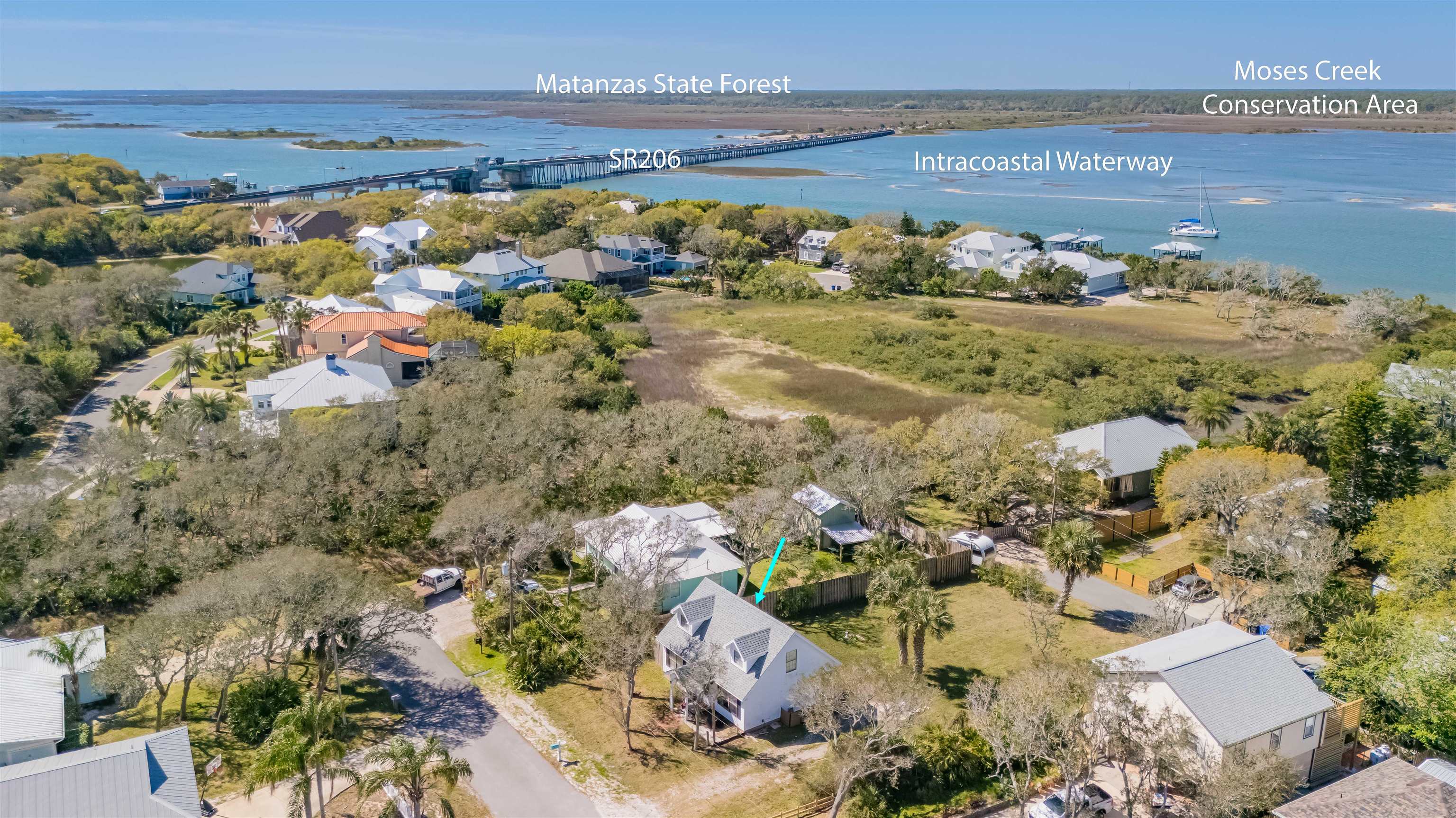 6659 Brevard Street St. Augustine, FL 32080 - Photo 2 of 27 a view of a city with an ocean