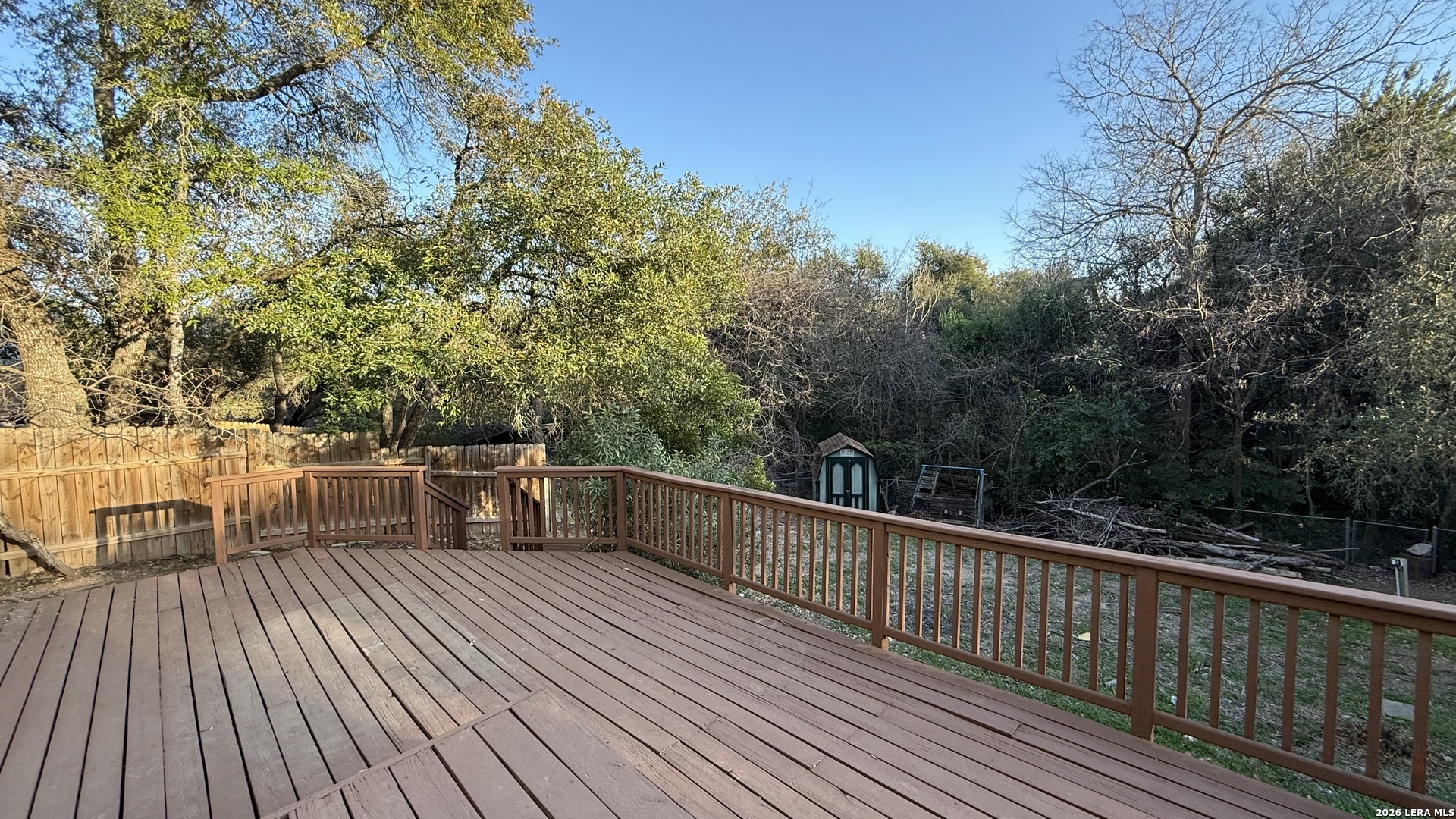 8505 Spring Valley Drive Austin, TX 78736 - Photo 49 of 49 a view of balcony with deck and wooden floor