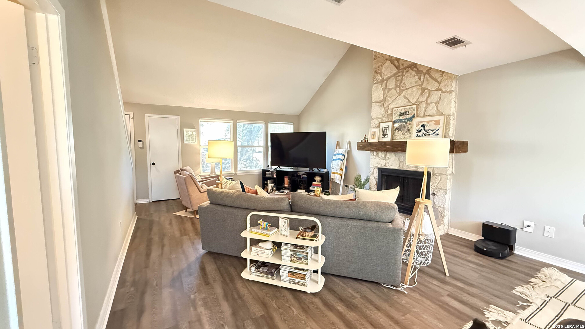8505 Spring Valley Drive Austin, TX 78736 - Photo 10 of 49 a living room with furniture and a flat screen tv