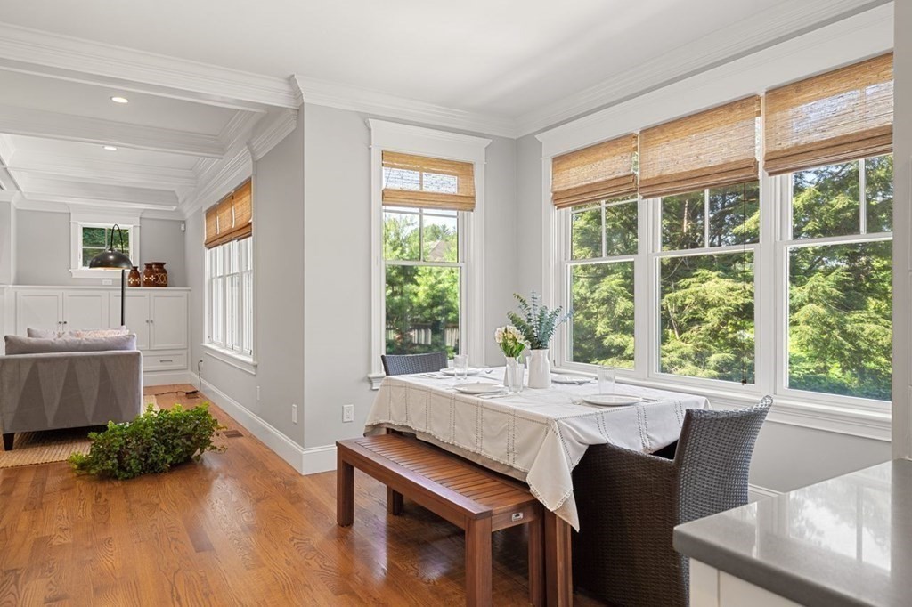 1663 Lowell Road Concord, MA 01742 - Photo 15 of 41 a view of a dining room with furniture window and outside view