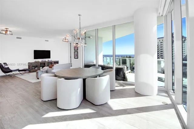 a view of balcony with furniture