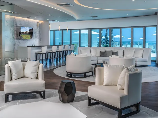 a view of city with ocean view