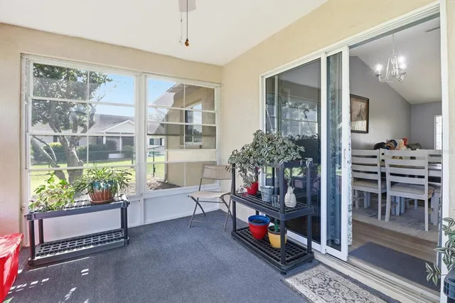 a living room filled with furniture