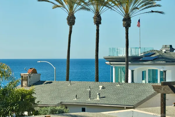 a view of a house with a balcony