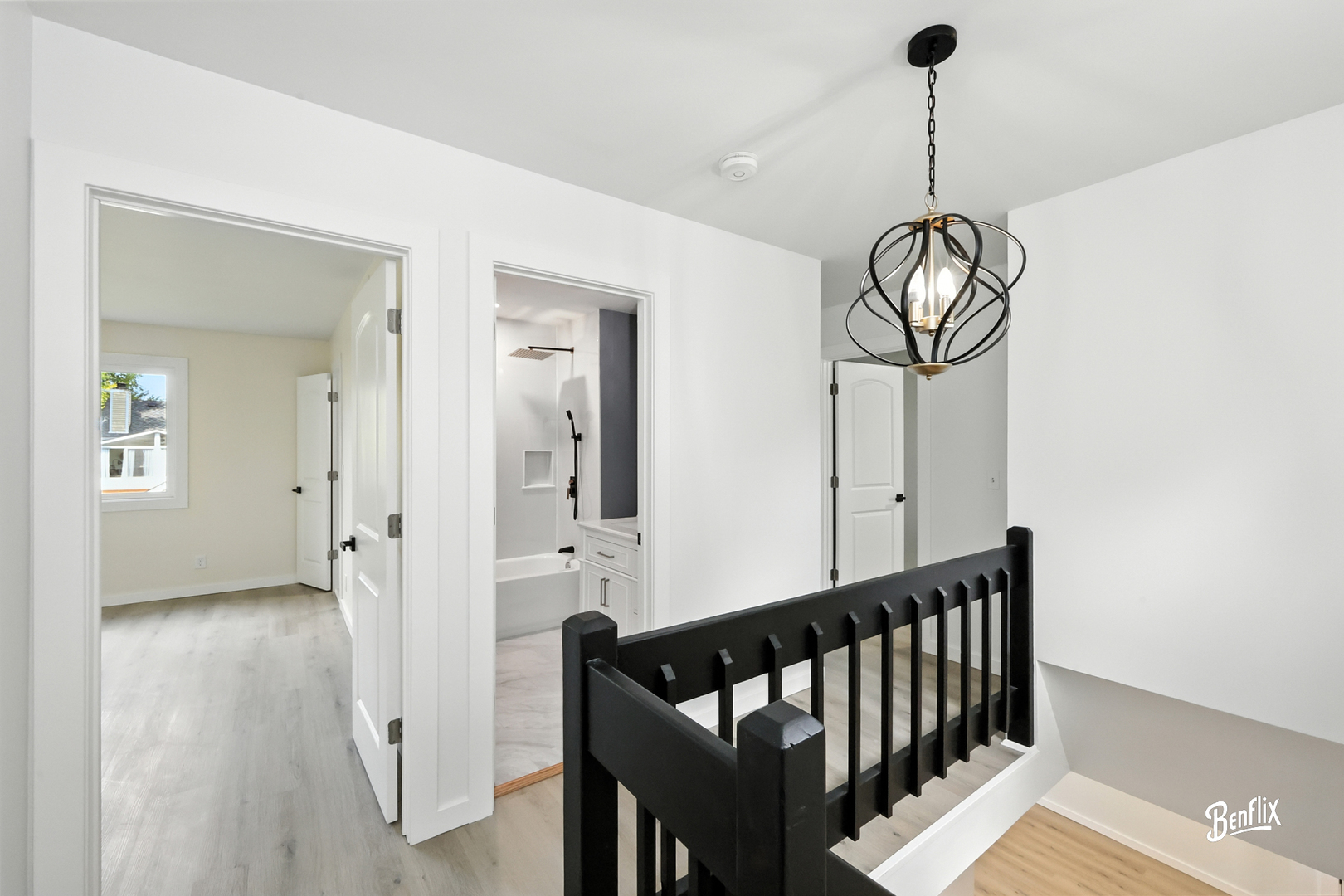 318 Exmoor Drive Streamwood, IL 60107 - Photo 11 of 26 a view of a hallway with a livingroom and windows