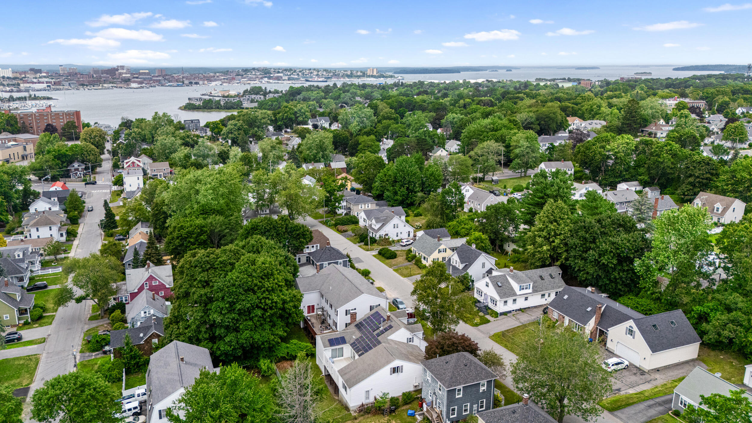 129 Walnut Street South Portland, ME 04106 - Photo 54 of 61 129 walnut st, south portland drone-12
