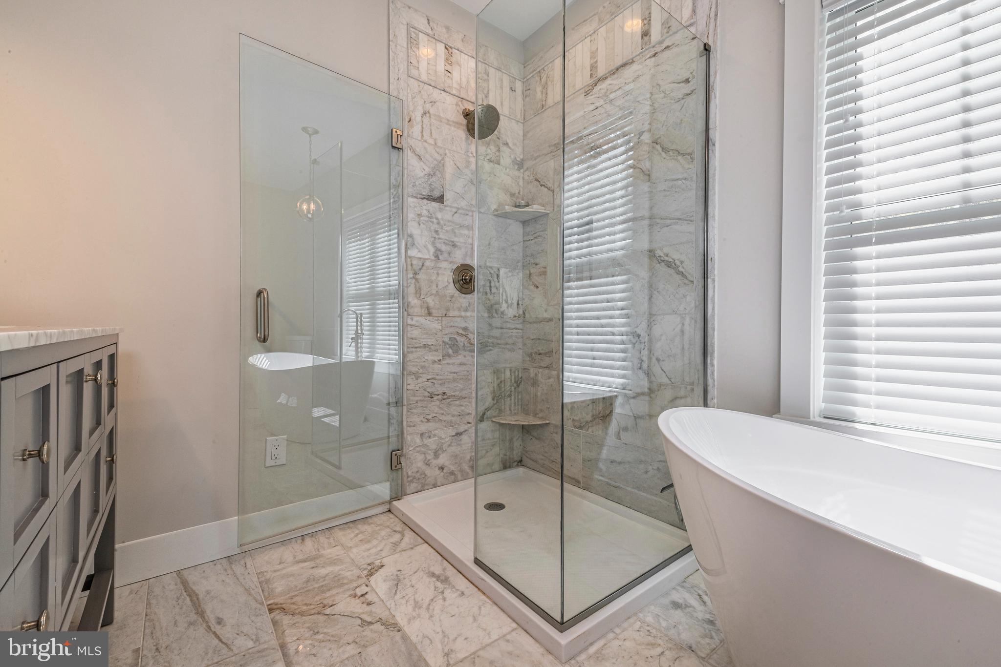 14 Old Landing Road Mantua, NJ 08051 - Photo 35 of 51 marble flooring and shower