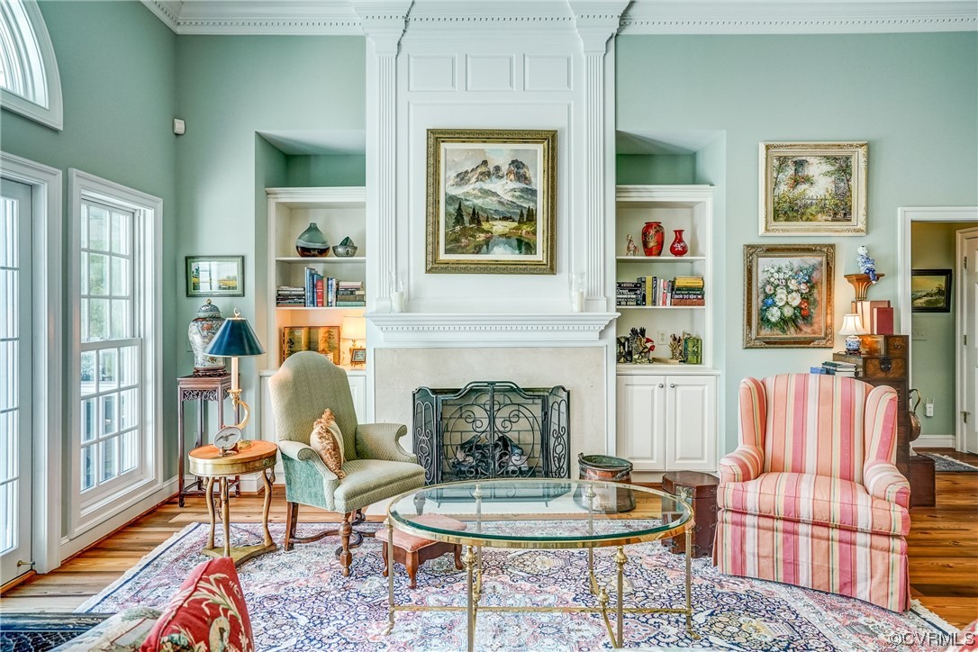 104 Longboat Williamsburg, VA 23188 - Photo 10 of 50 a living room with furniture and a fireplace