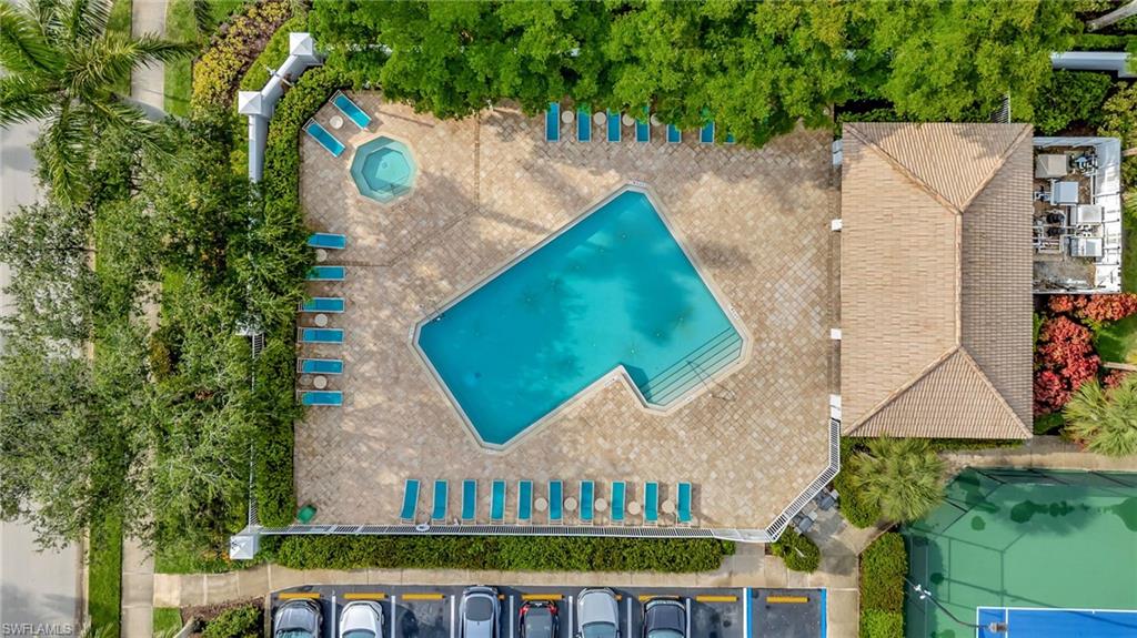 15995 Caldera Lane, Unit 69 Naples, FL 34110 - Photo 25 of 27 Bird's eye view of a pool