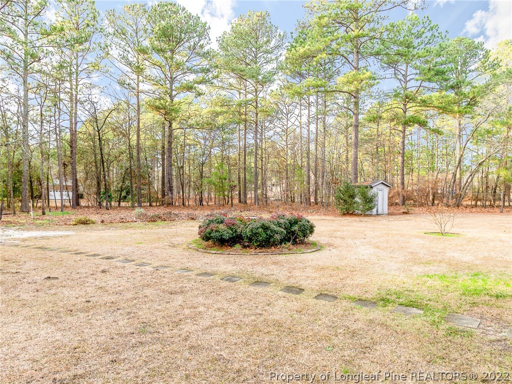 119 Myra Road Raeford, NC 28376 - Photo 39 of 43 a view of outdoor space with garden