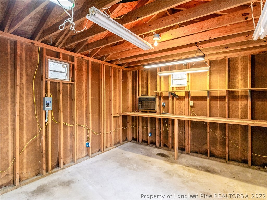 119 Myra Road Raeford, NC 28376 - Photo 42 of 43 a view of a garage