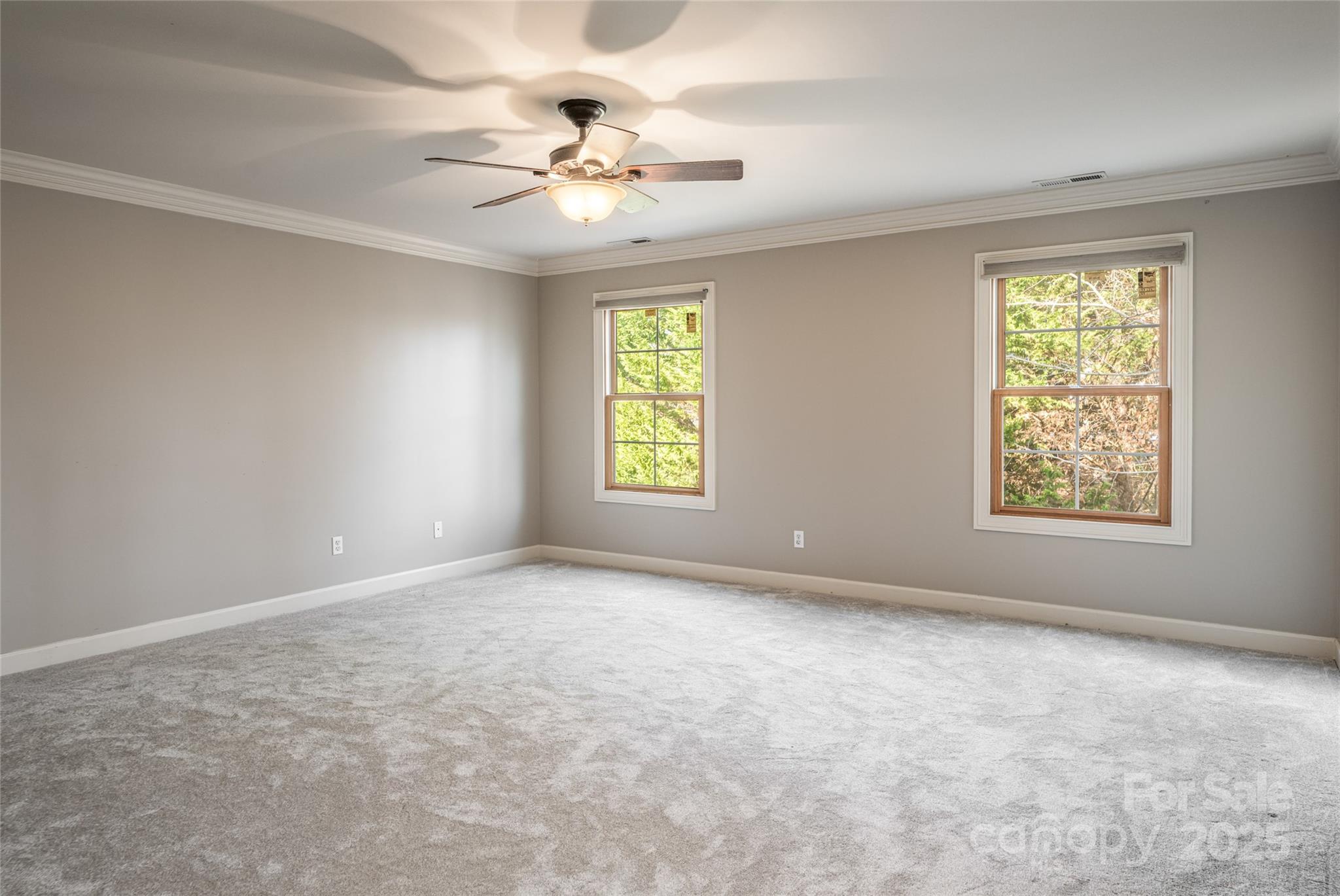 98 Sovereign Lane Fairview, NC 28730 - Photo 27 of 42 an empty room with windows and fan