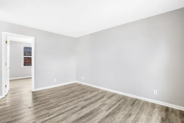 wooden floor in a room