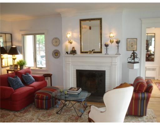 35 Terrace Avenue Riverside, CT 06878 - Photo 3 of 10 a living room with furniture and a fireplace