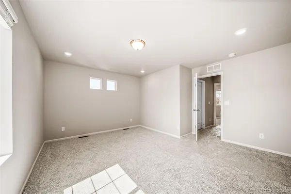 a view of an empty room