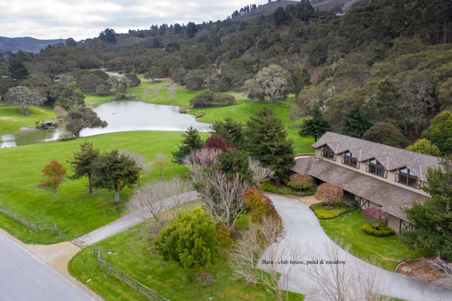 5486 Quail Meadows Drive Carmel, CA 93923 - Photo 5 of 5 an aerial view of a house with a garden