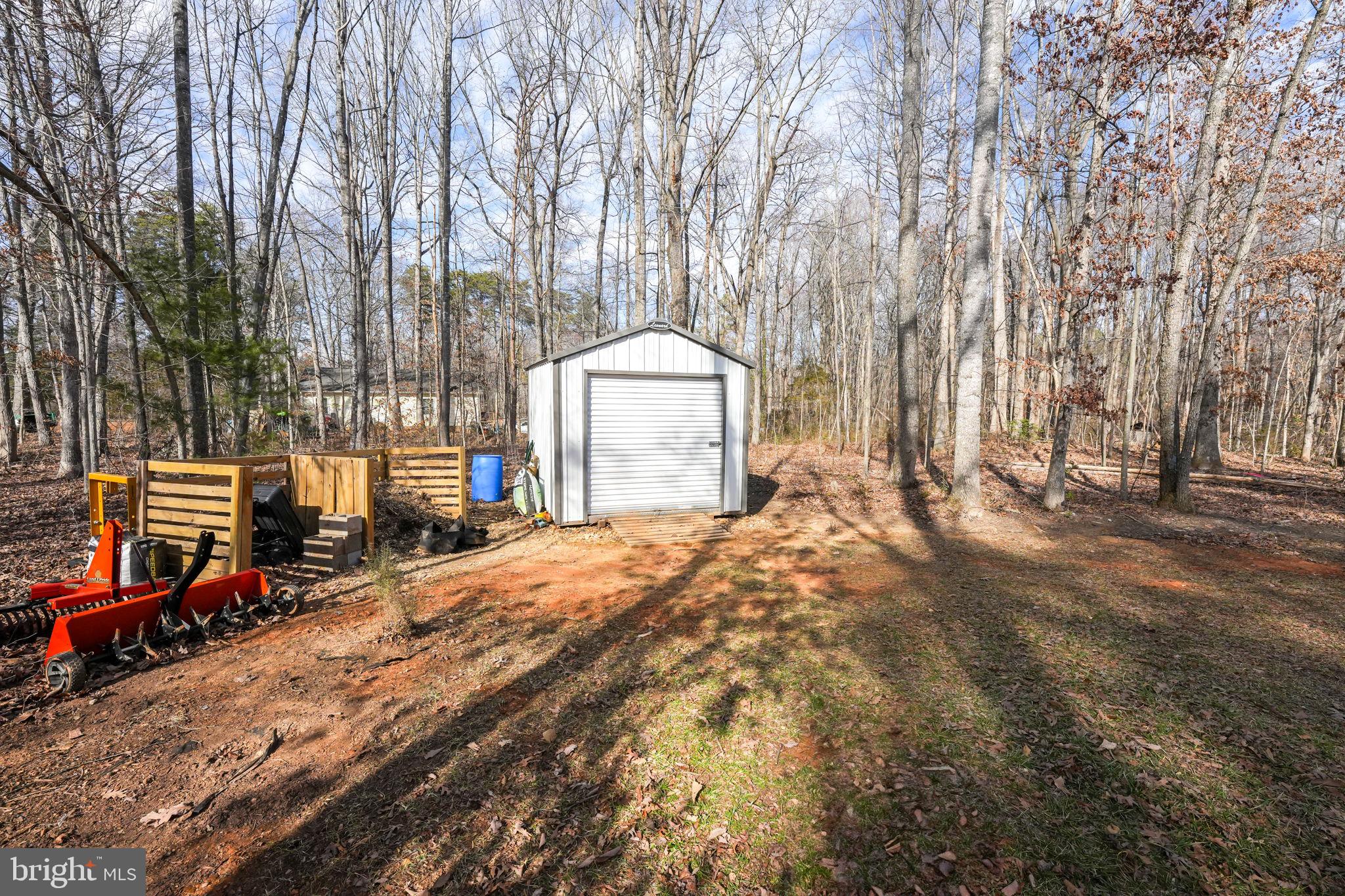 22471 Village Road Unionville, VA 22567 - Photo 35 of 43 Shed & Compost Pile